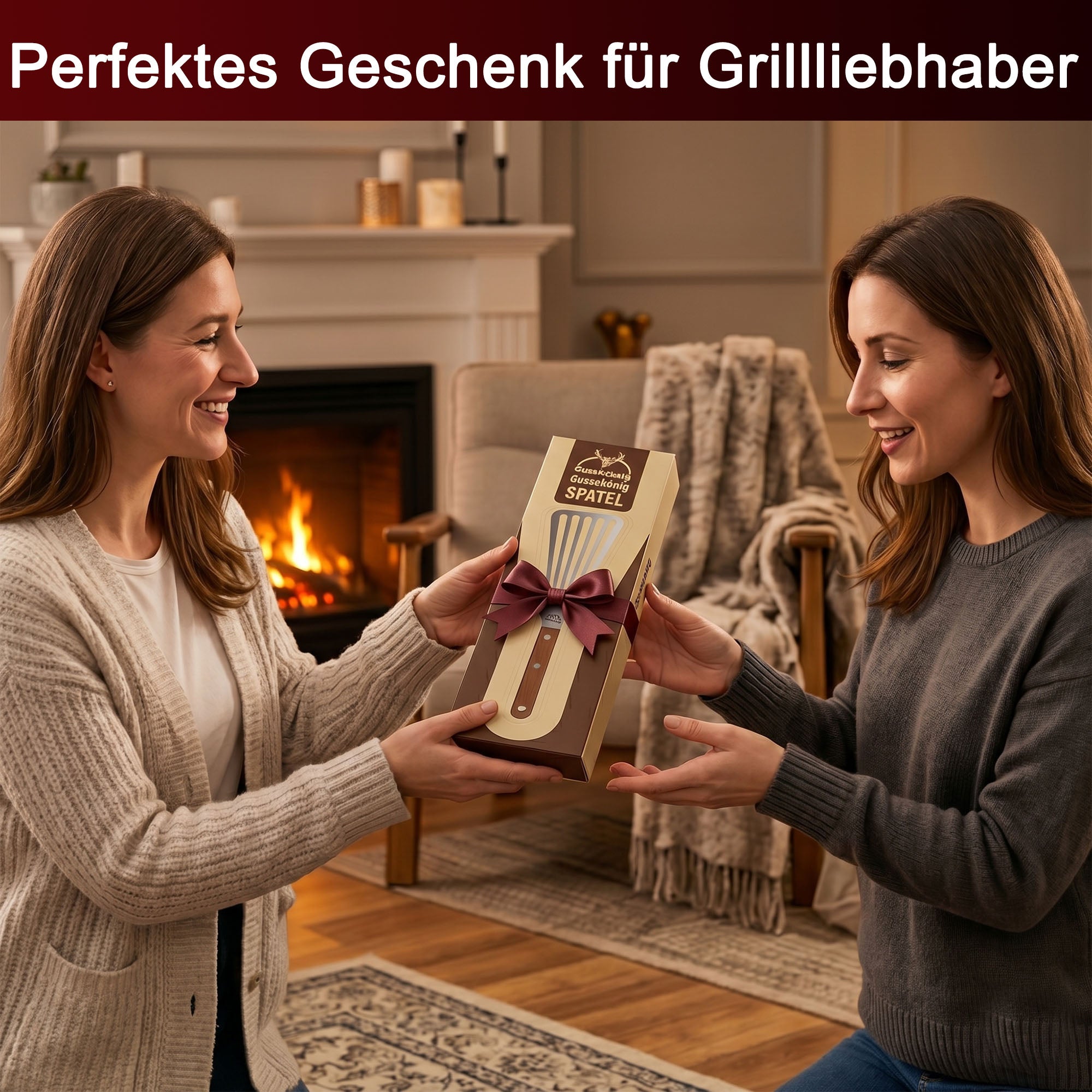 Pfannenwender Edelstahl & Grillwender | Edelstahl 420 | GussKönig®