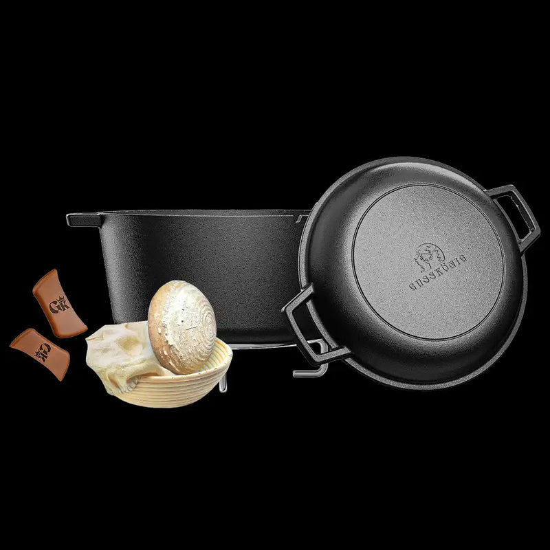 2in1 Gusseisen Brotbackform