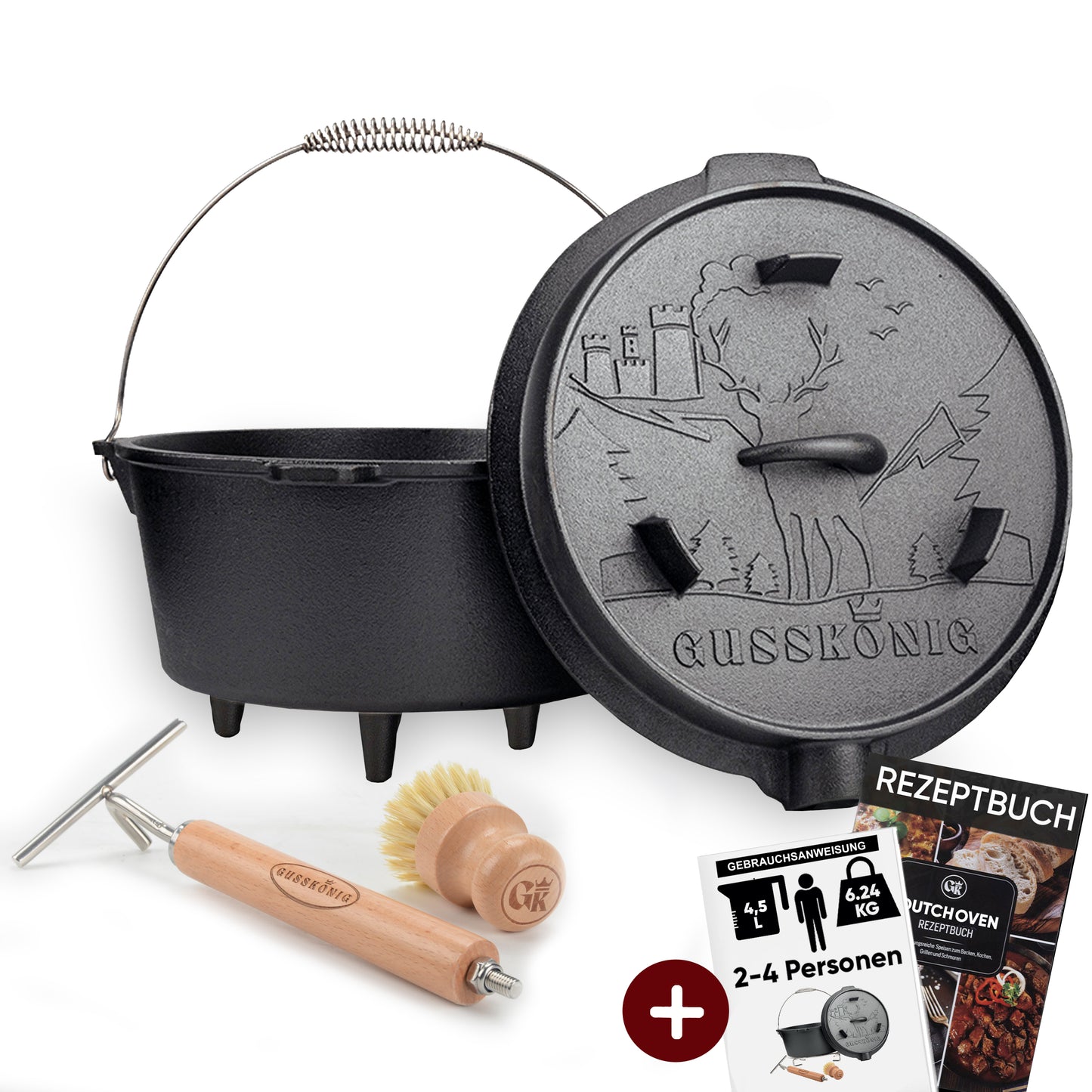 GUSSKÖNIG Dutch OvenMit FüßenGusskönig