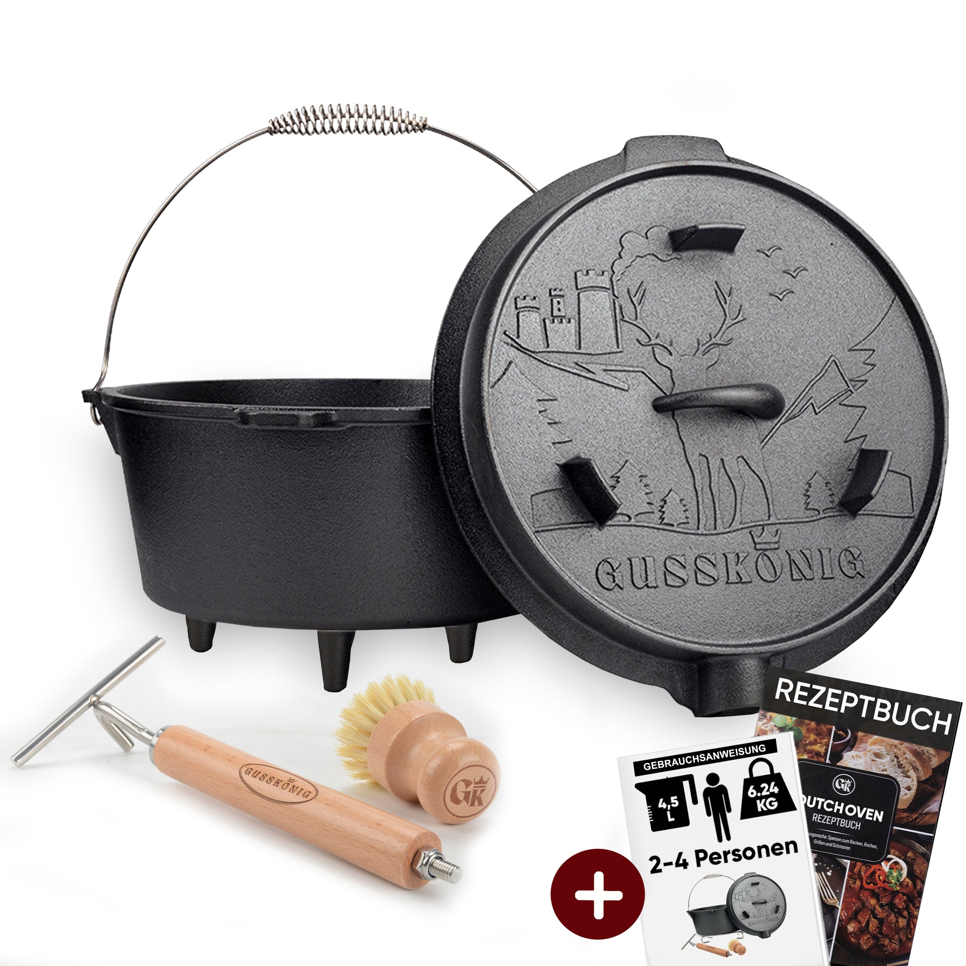 GUSSKÖNIG Dutch OvenMit FüßenGusskönig