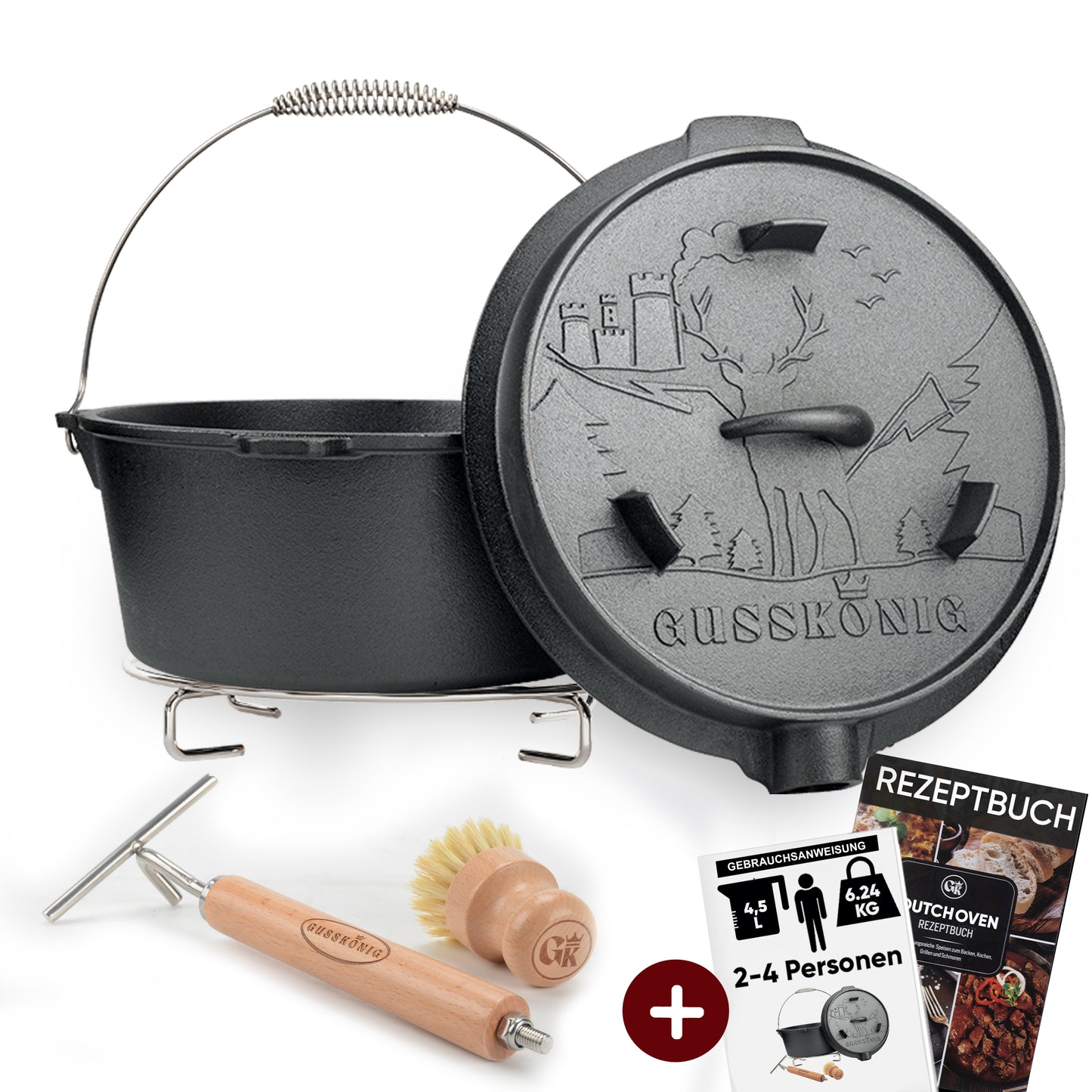 GUSSKÖNIG Dutch OvenOhne FüßenGusskönig