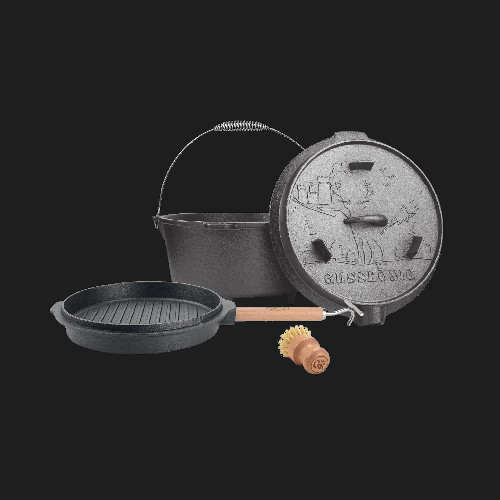 Dutch Oven mit 2in1Deckelheber [5L, 7L, 9L, 12L]