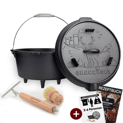 GUSSKÖNIG Dutch OvenMit FüßenGusskönig