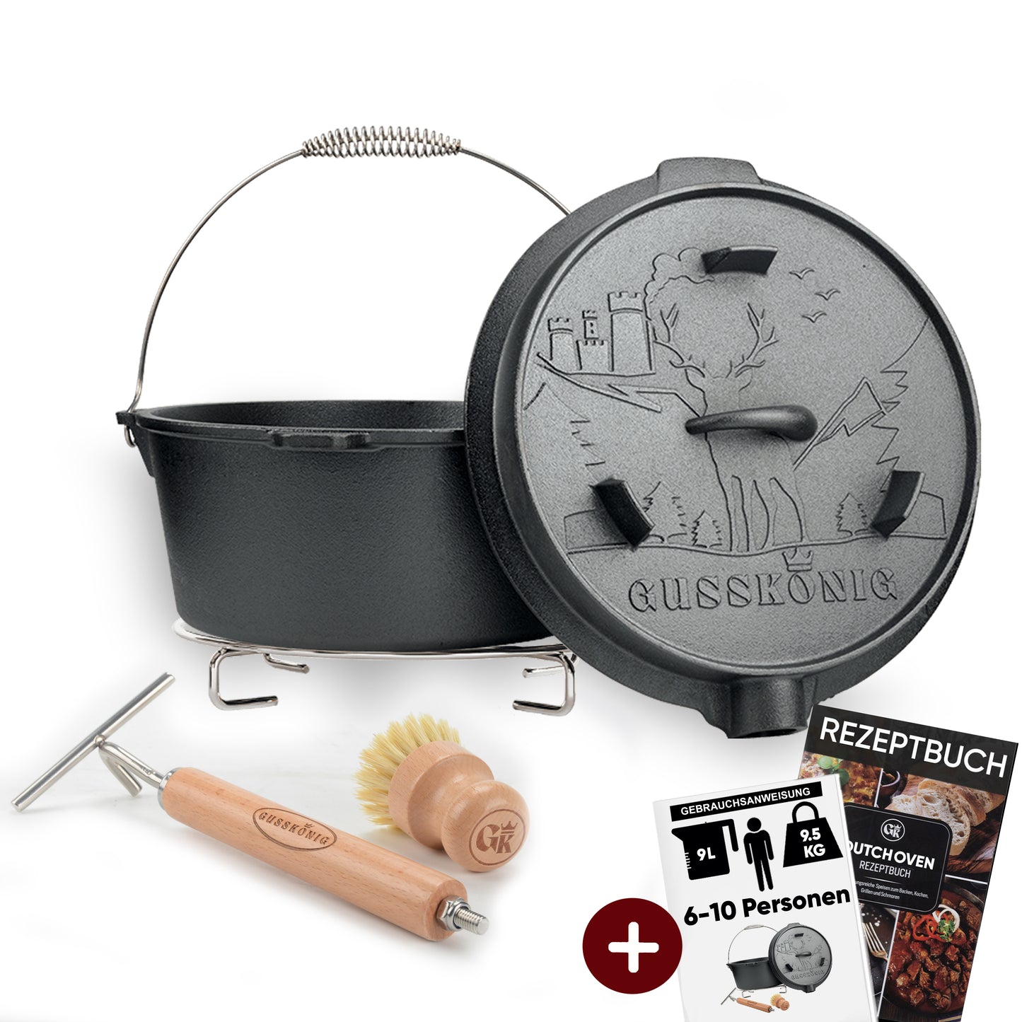 GUSSKÖNIG Dutch OvenOhne FüßenGusskönig