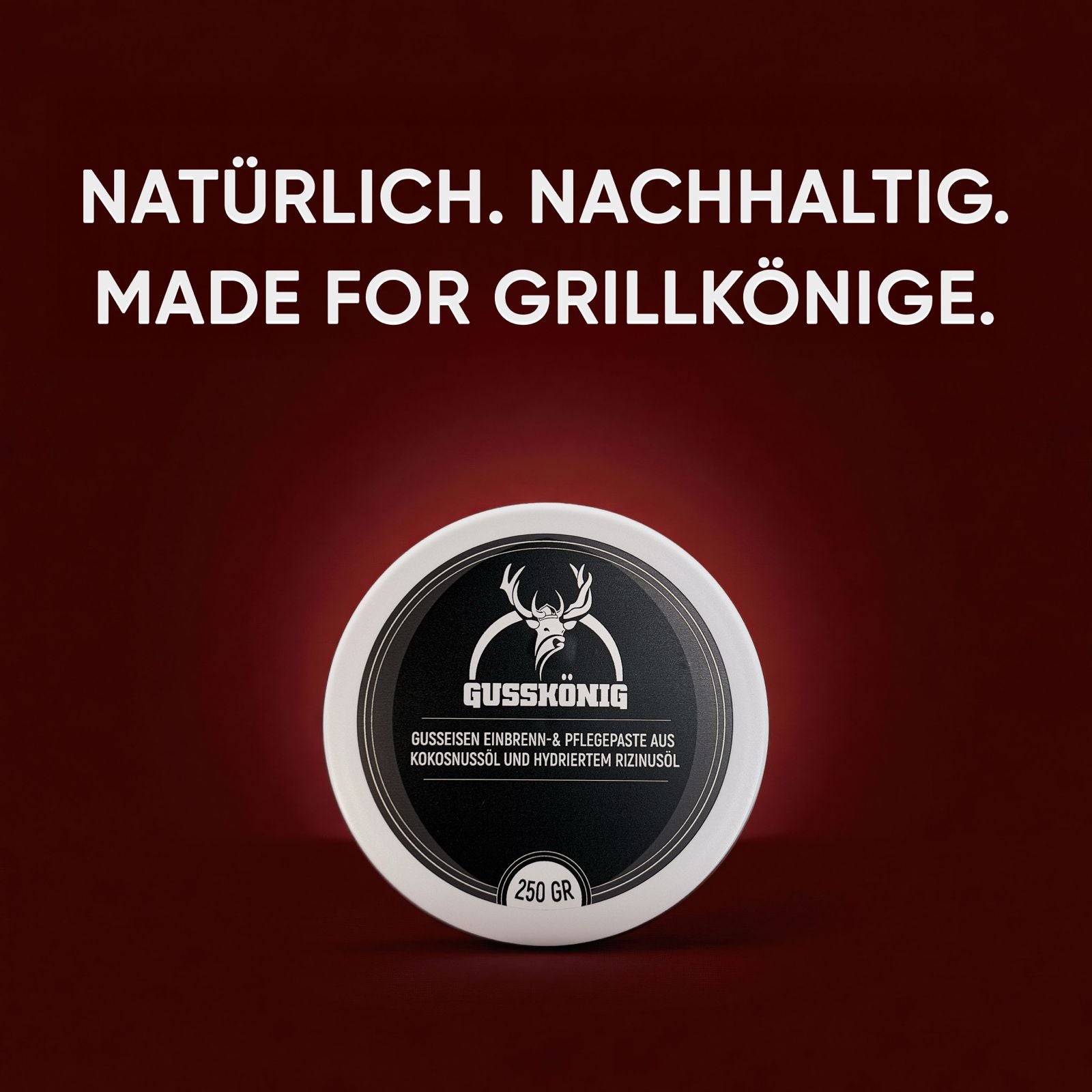 Dutch Oven Pflege | Gusseisen Einbrennpaste | GussKönig®