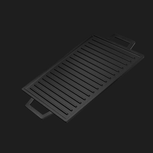Rechteckige Gusseisen Grillplatte  (33 cm)