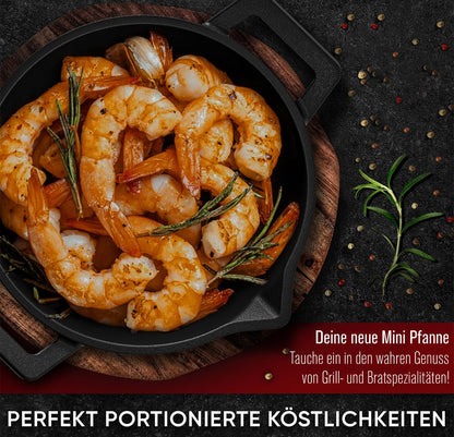 Gusseisen-Grillpfännchen – Kleine Pfanne