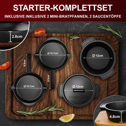 Dutch Oven Set | Gusseisen Kochgeschirr Set | GussKönig®