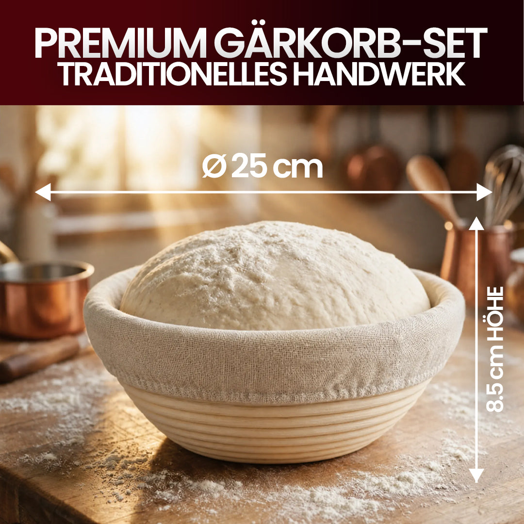 Gärkörbchen Rund | Brot Gärkorb kaufen | GussKönig®