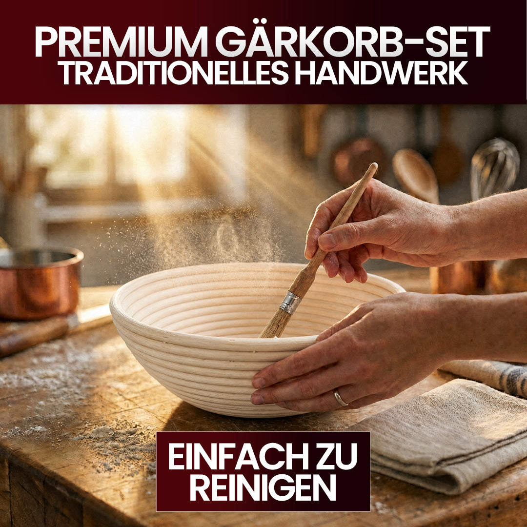 Gärkörbchen Rund | Brot Gärkorb kaufen | GussKönig®