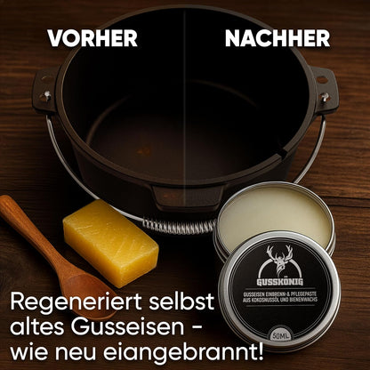 Dutch Oven Set | Gusseisen Kochgeschirr Set | GussKönig®