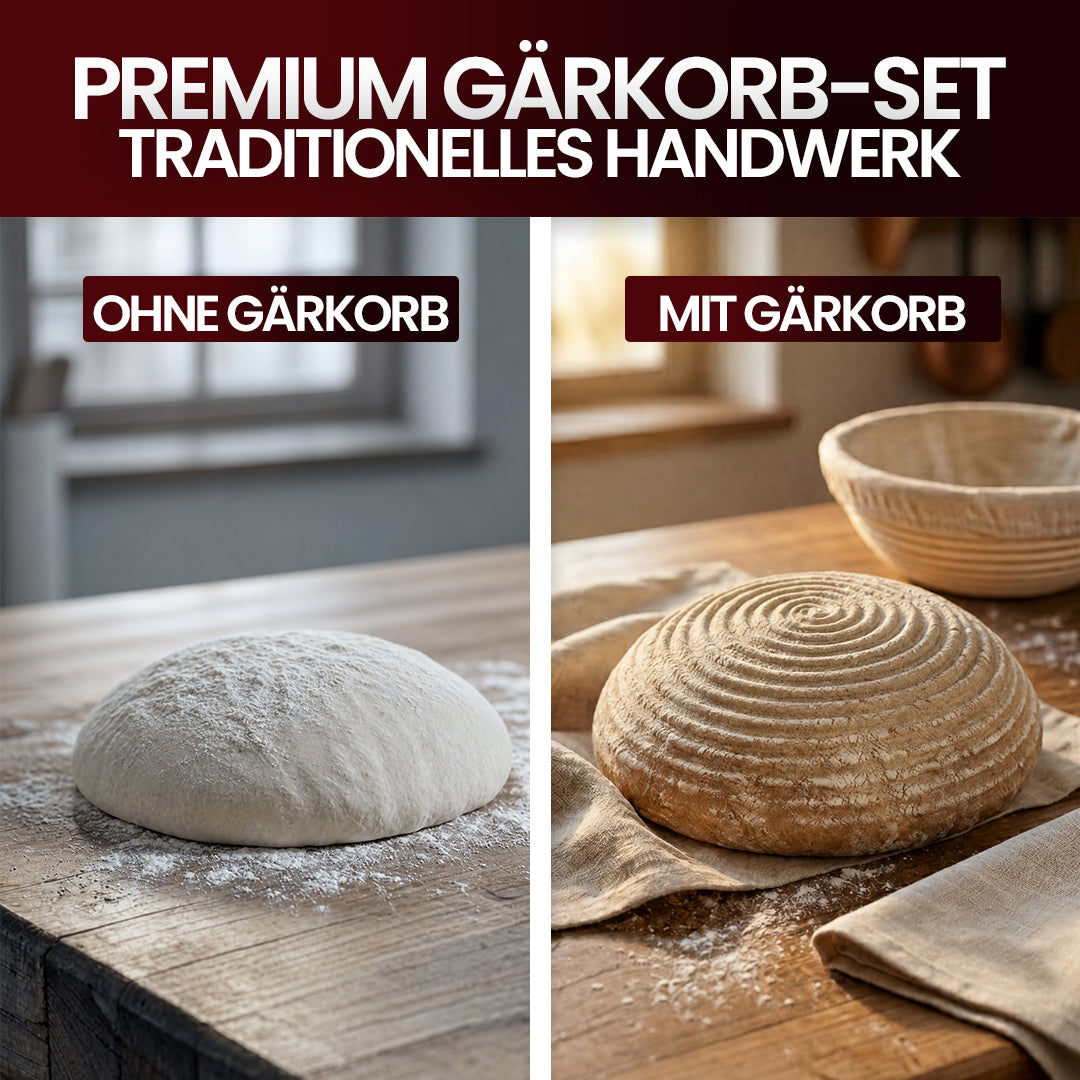 Gärkörbchen Rund | Brot Gärkorb kaufen | GussKönig®