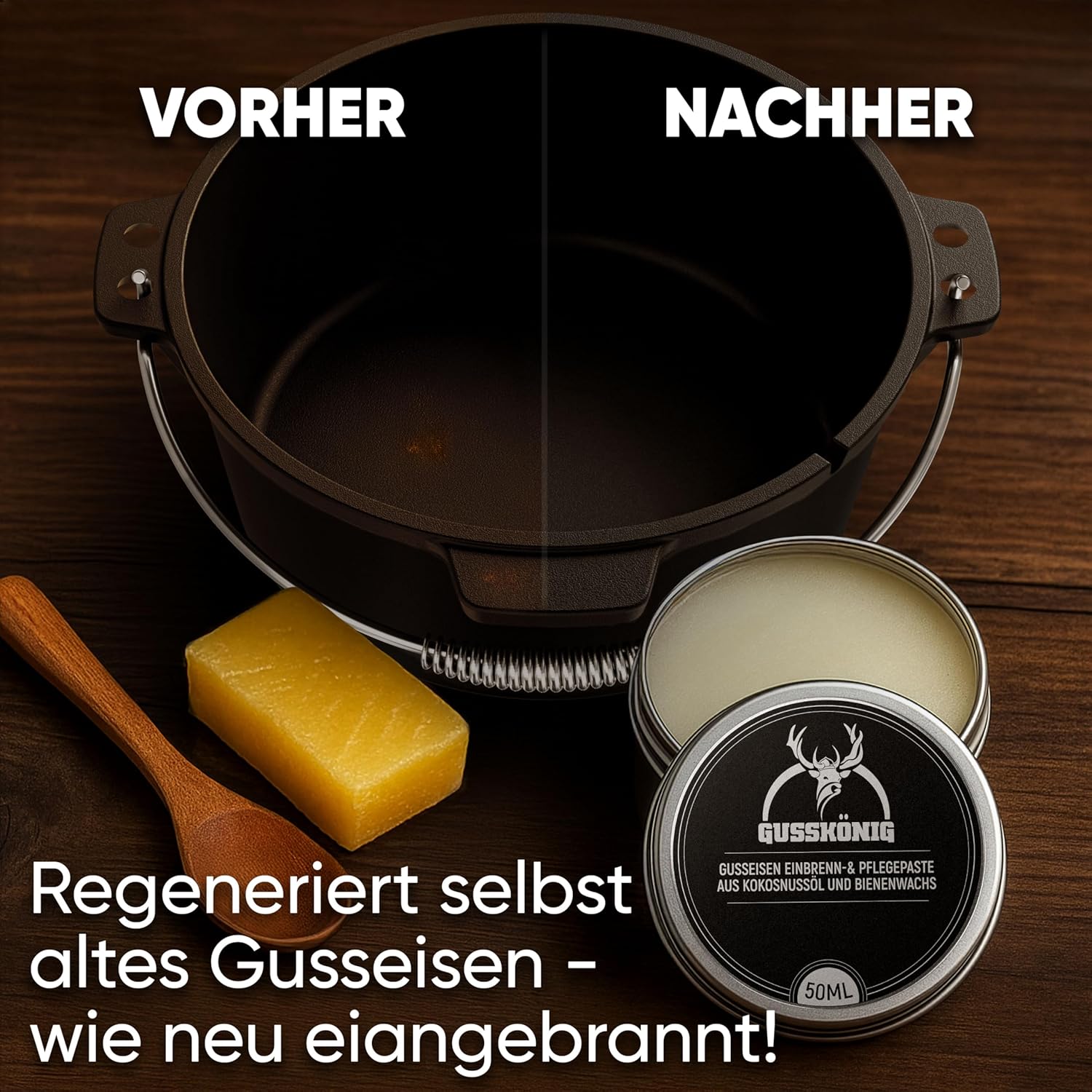 Dutch Oven Set | Gusseisen Kochgeschirr Set | GussKönig®