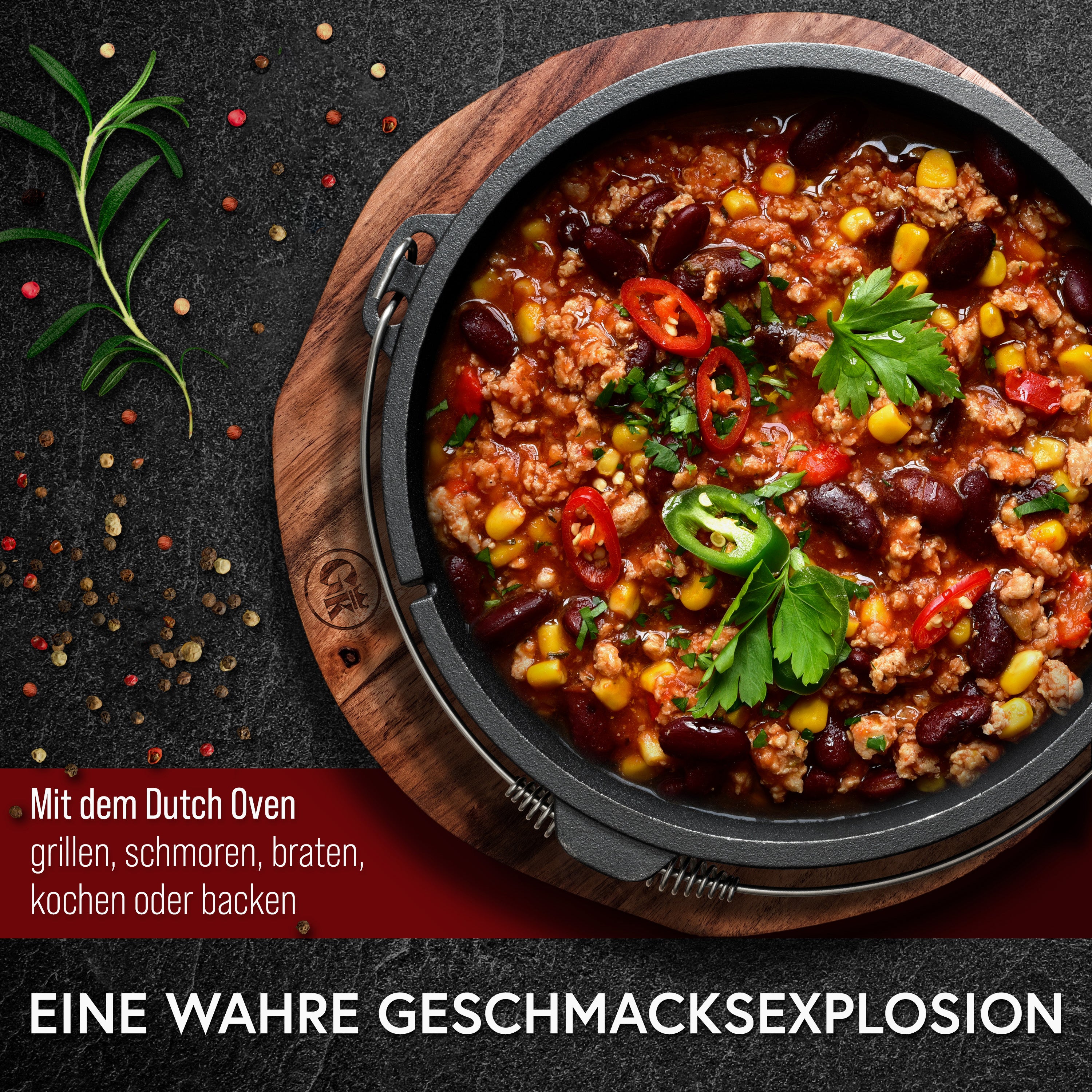 Dutch Oven Set | Gusseisen Kochgeschirr Set | GussKönig®