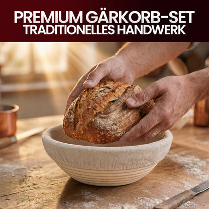 Gärkörbchen Rund | Brot Gärkorb kaufen | GussKönig®