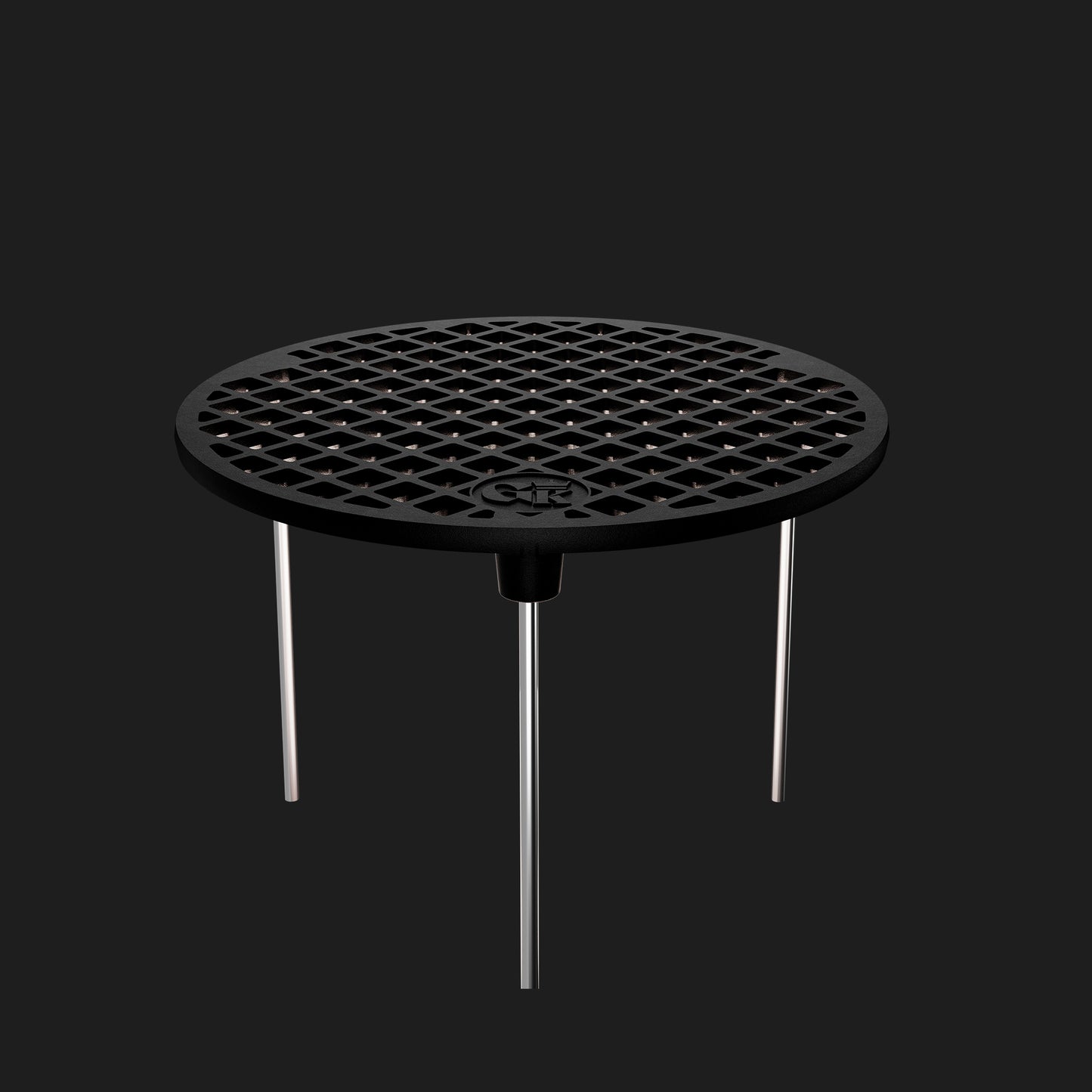 Gusseisen Grillrost mit Beinen (Ø30 cm)