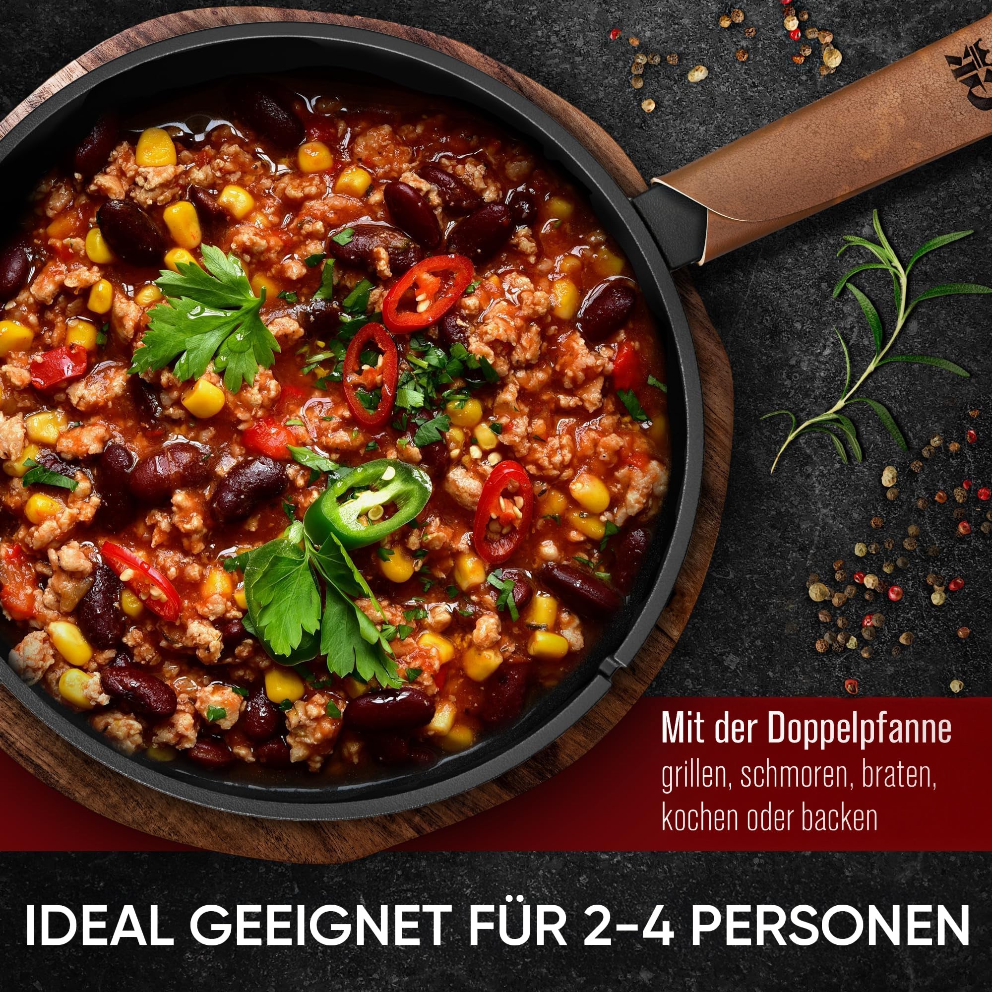 Dutch Oven 2in1Ohne PflegepasteGusskönig