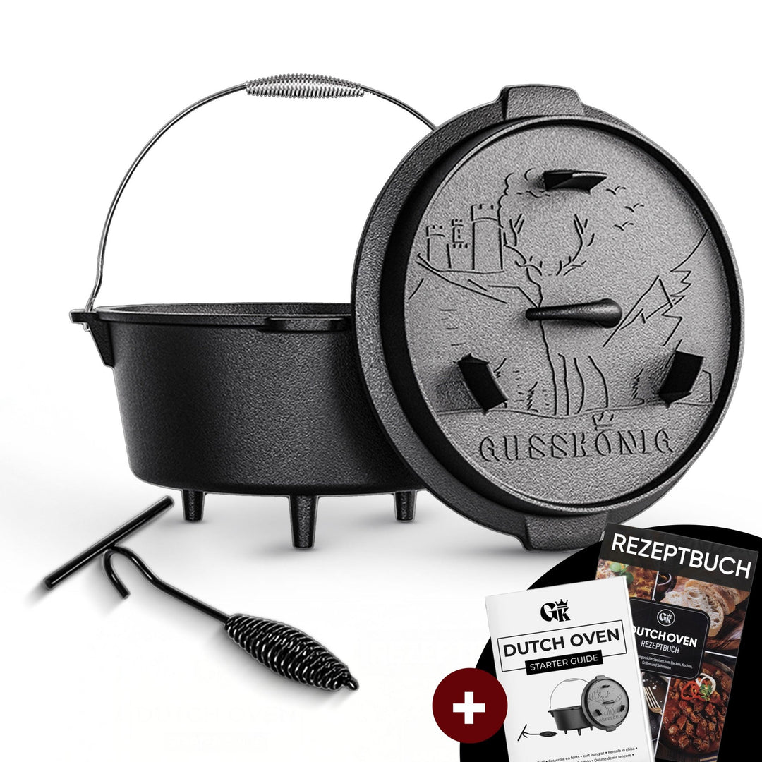 GUSSKÖNIG Dutch Oven Set–Eingebrannter Produktbild-Vorschau 4