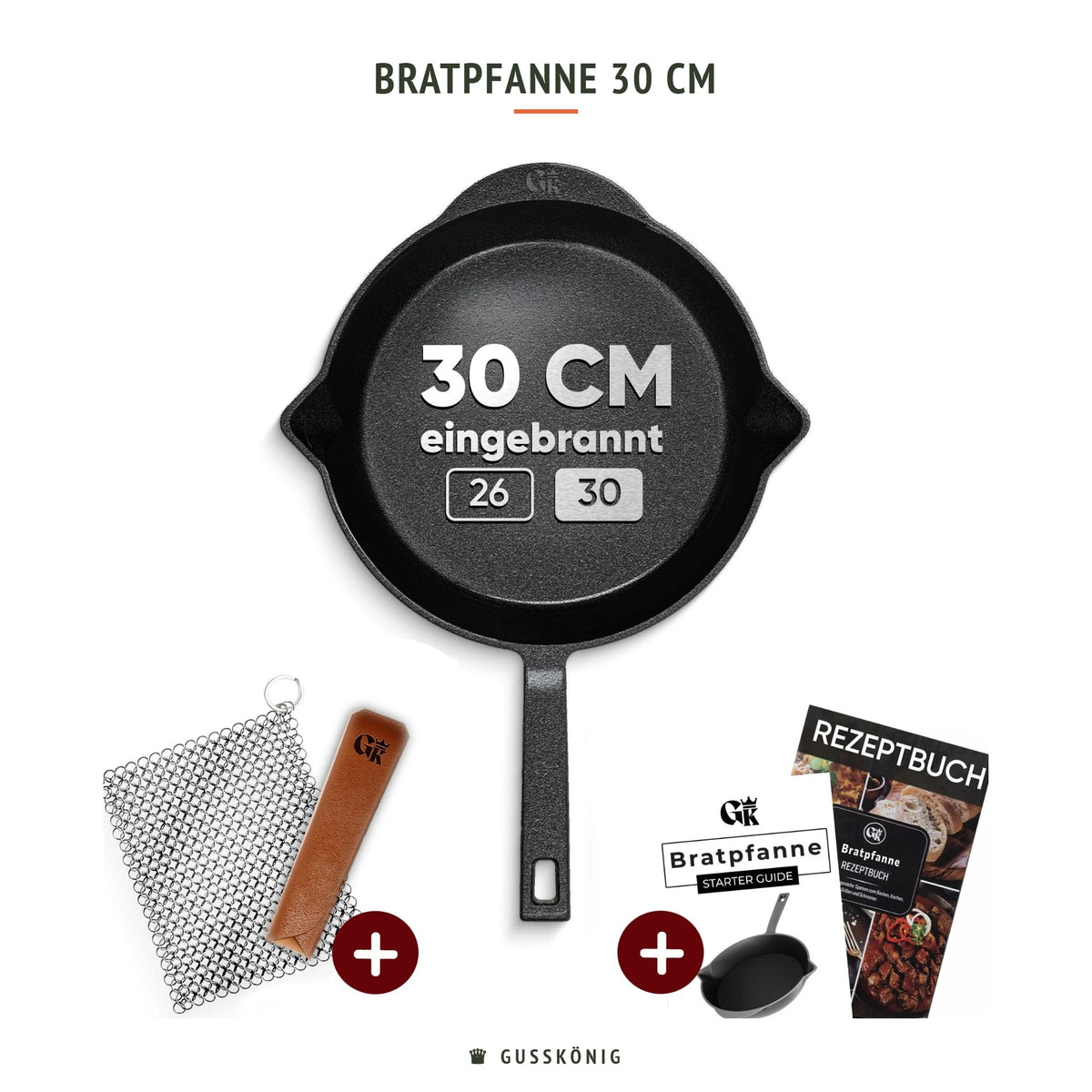Gusskönig Bratpfanne 30 cm